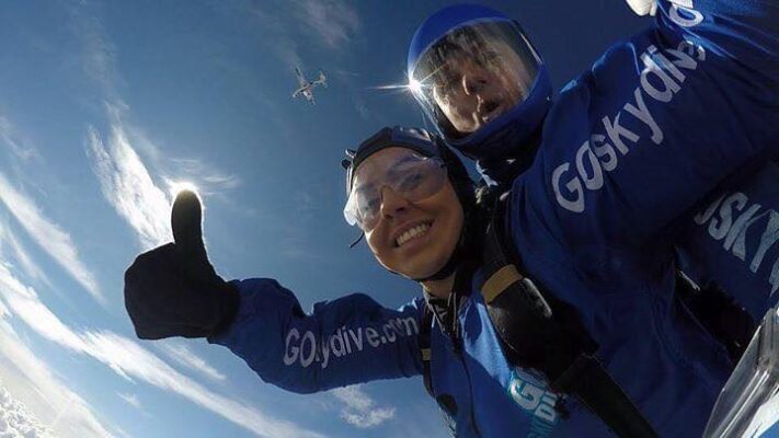 Chelsey- skydive pic