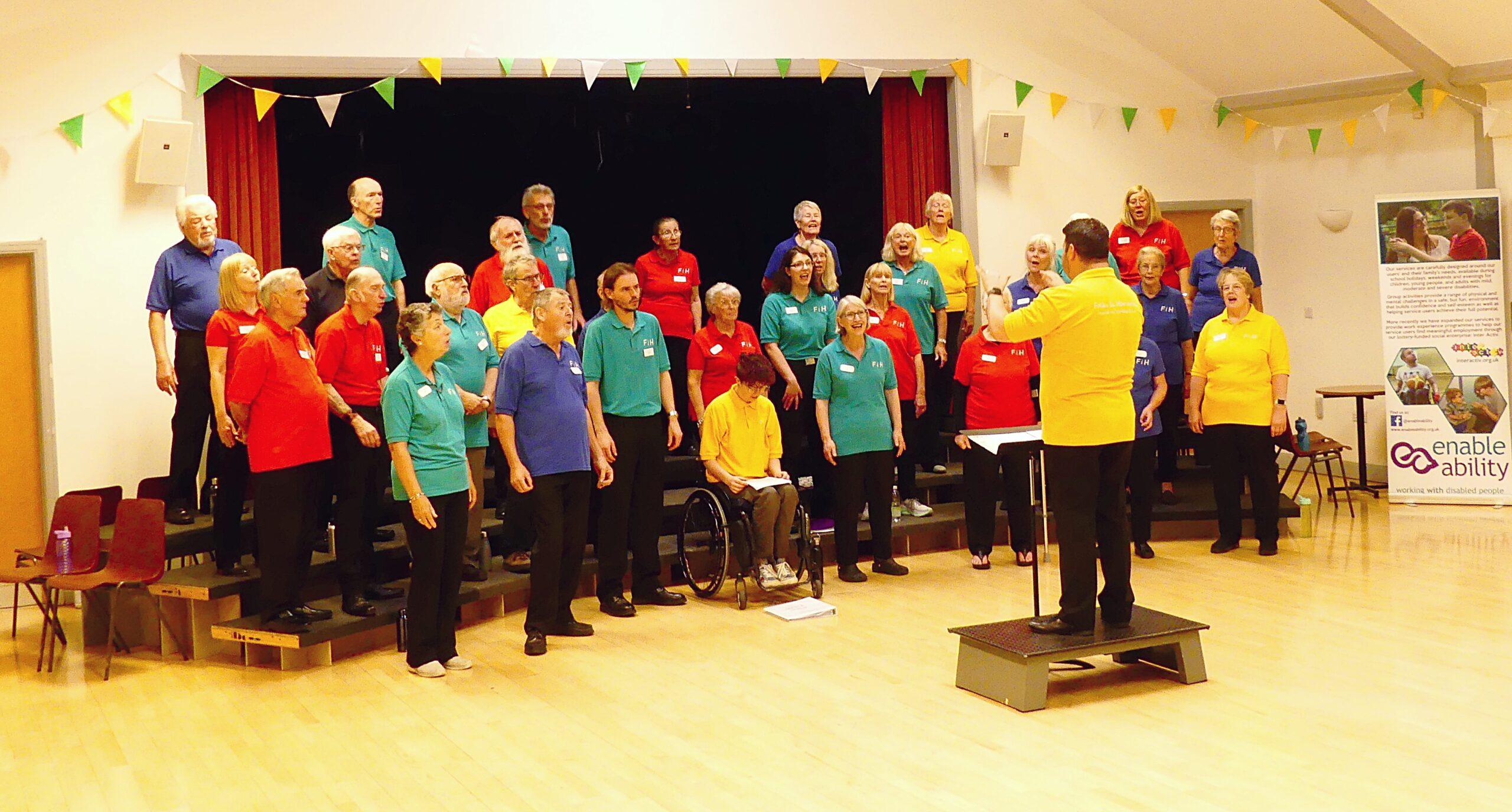 Folks in Harmony lift us up with song and support! - Enable Ability