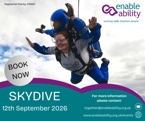 September 2026 Skydive Banner